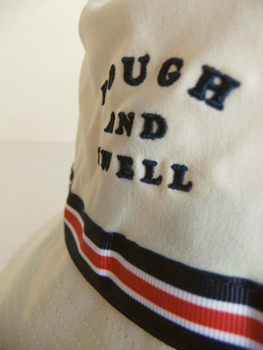 WALES HAT   (ライトベージュ)  ロゴ入り ハット    RSA-26008