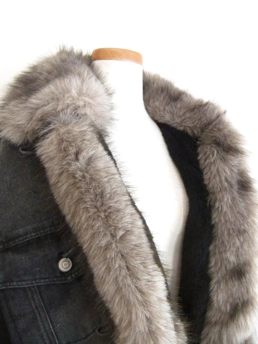 エコファー + 裏ボアライナー付き 3WAY デニムジャケット   MMI102CDC