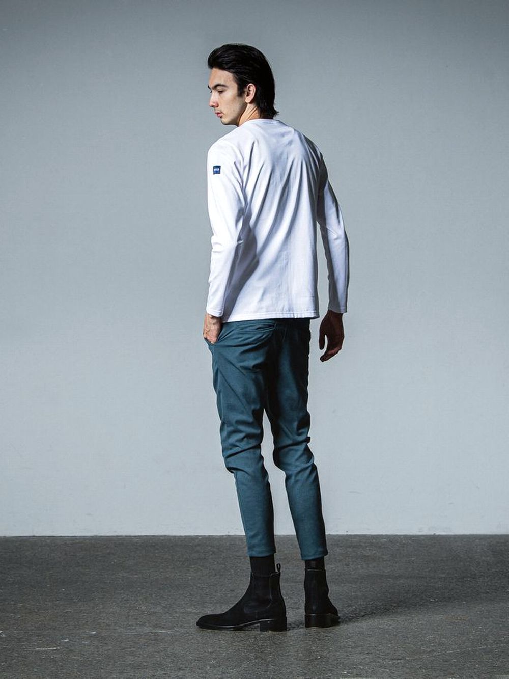 longsleave t-shirts    ロングスリーブ Tシャツ (ホワイト)   RC33-T-001