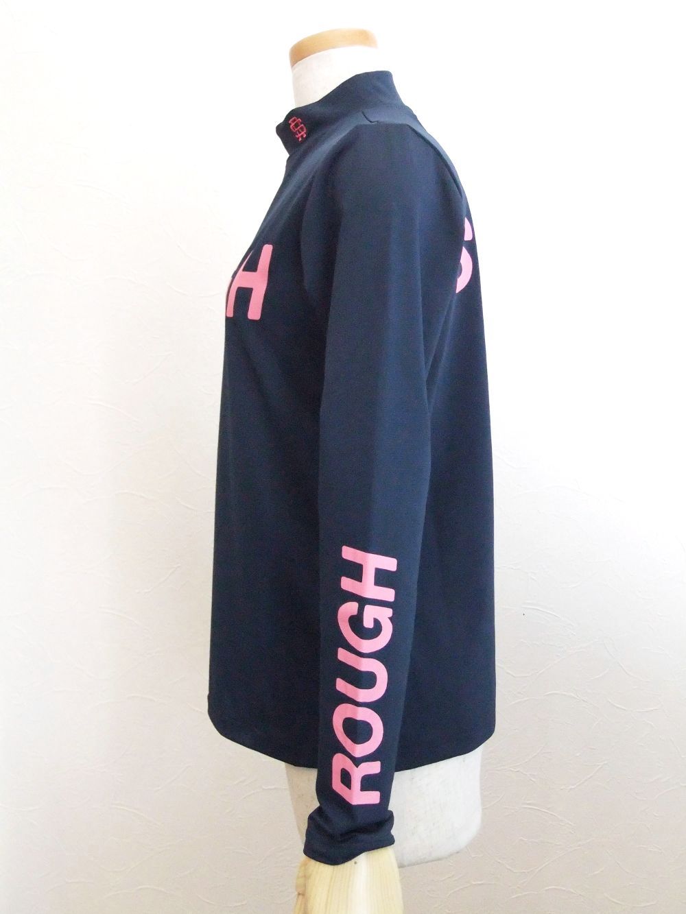 【LADIES】  BIG LOGO MOCK L.S. W.  (ネイビー) ロゴモックネック   RSL-21220