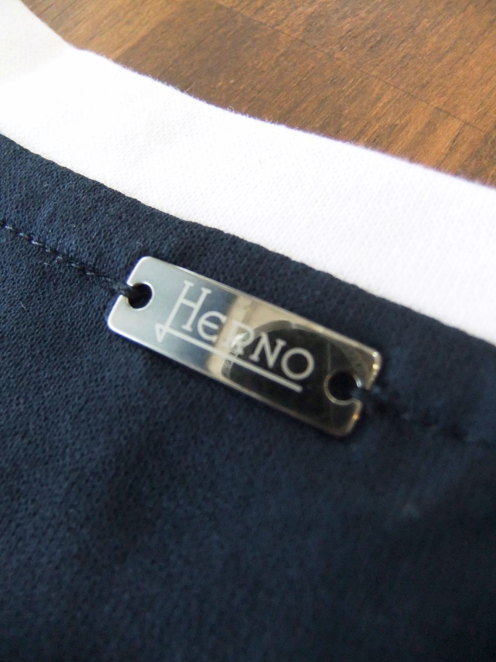HERNO - HERNO COTTON JERSEY T-SHIRT 胸ポケット付きコットン
