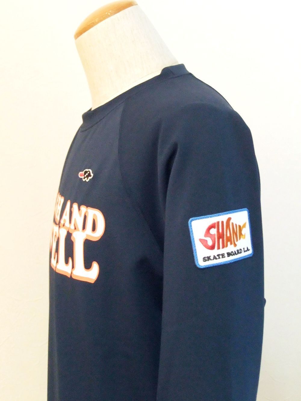 COOPER SWEAT  ロゴ入り裏起毛 スウェットシャツ (ライトネイビー)  RSM-22208