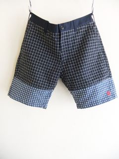 SASHICO SHORTS  (TYPE B)  刺し子織り ハーフパンツ   RSM-23071