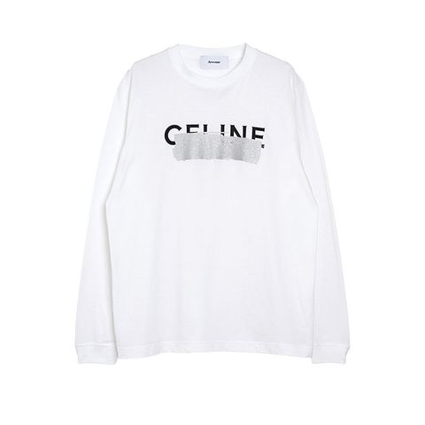 【MICALLE MICALLE Account】 HOMMAGE CE LONG-T   (ホワイト)   ロゴ T-SHIRT  MAF102TDC