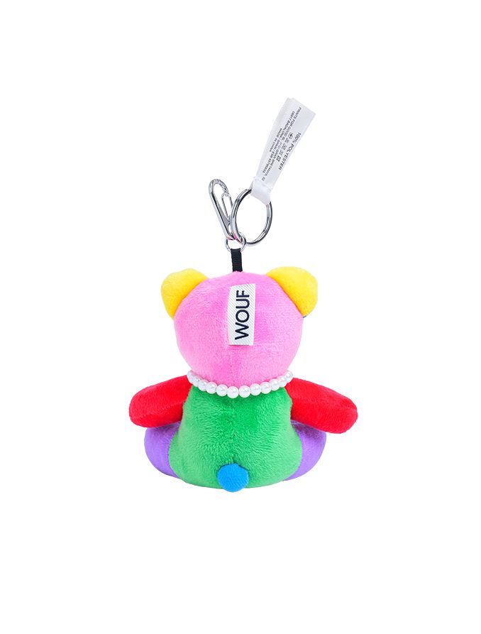 バッグ チャーム 【WOUF】 Rainbow Bear Charm （レインボー） CH250013