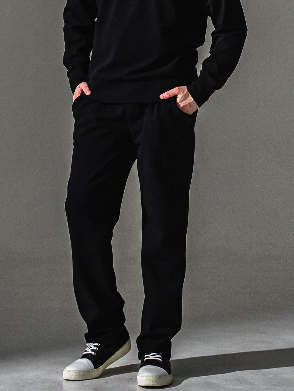 CHRIS EASY WIDE TUCK PANTS   ワイド イージーパンツ （ブラック）