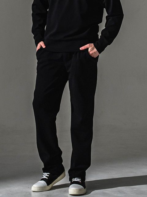 CHRIS EASY WIDE TUCK PANTS   ワイド イージーパンツ （ブラック）