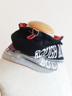 ANDY  NECK WARMER ( ネイビー × グレー )  フリース/スウェット ネックウォーマー