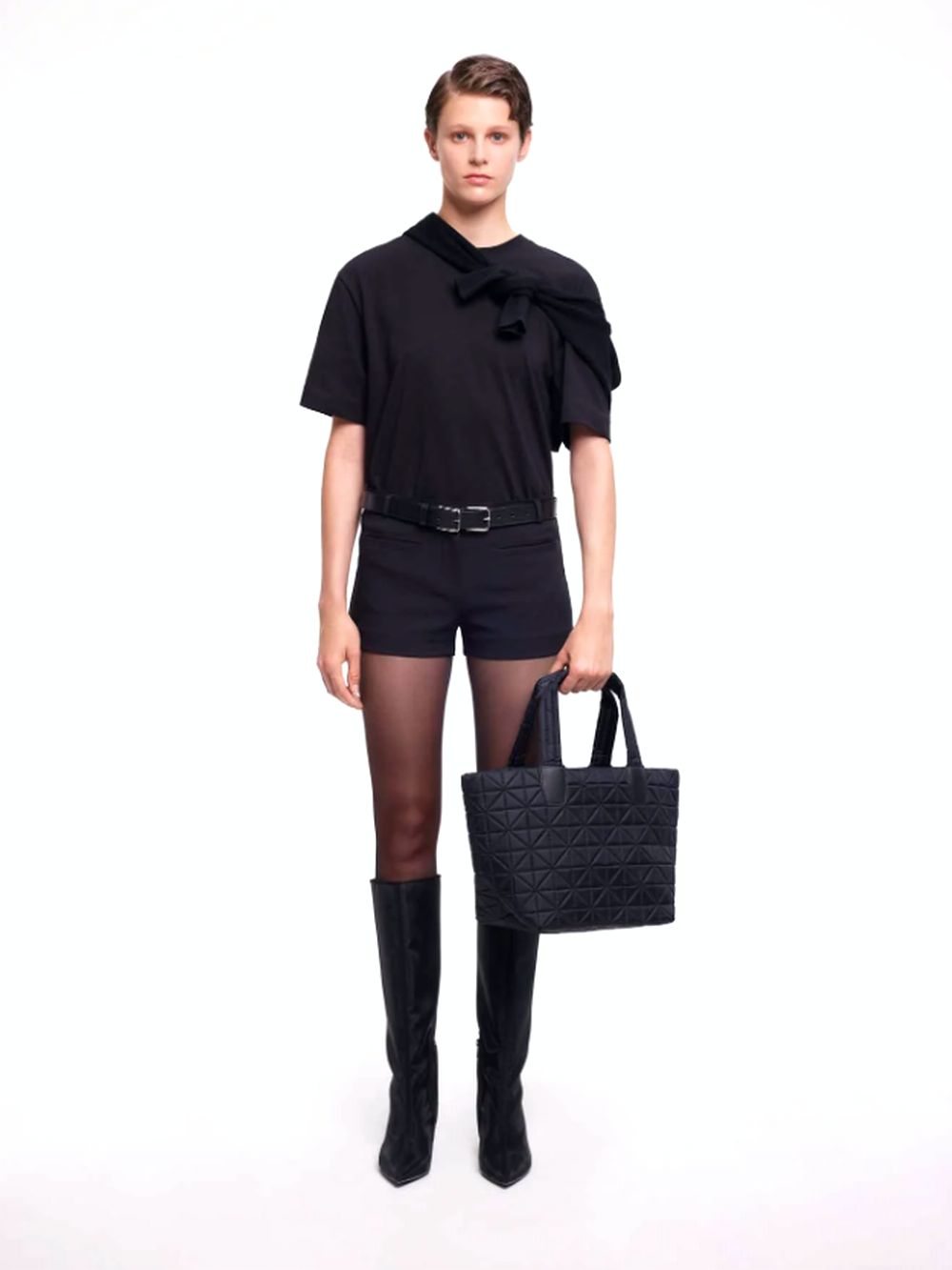 VEE TOTE SMALL TOTE スモール トートバッグ  (ブラック)
