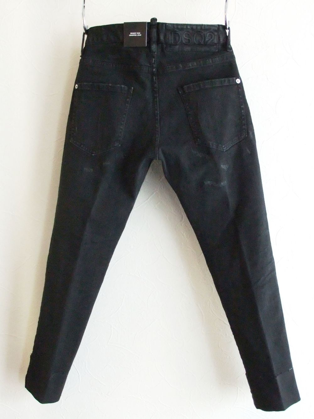 《LADIES》 デニム   D2 SKINNY DAN CROPPED JEAN (ブラック) S72LB0424