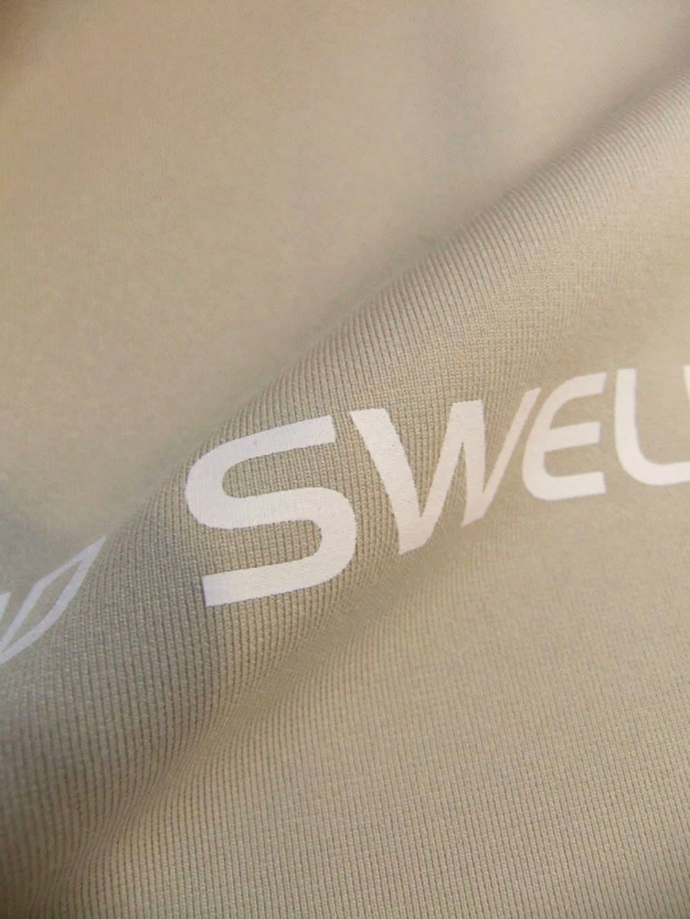 COLORFUL RIB MOCK  (ベージュ)  半袖モックネック ポロシャツ  RSM-26035