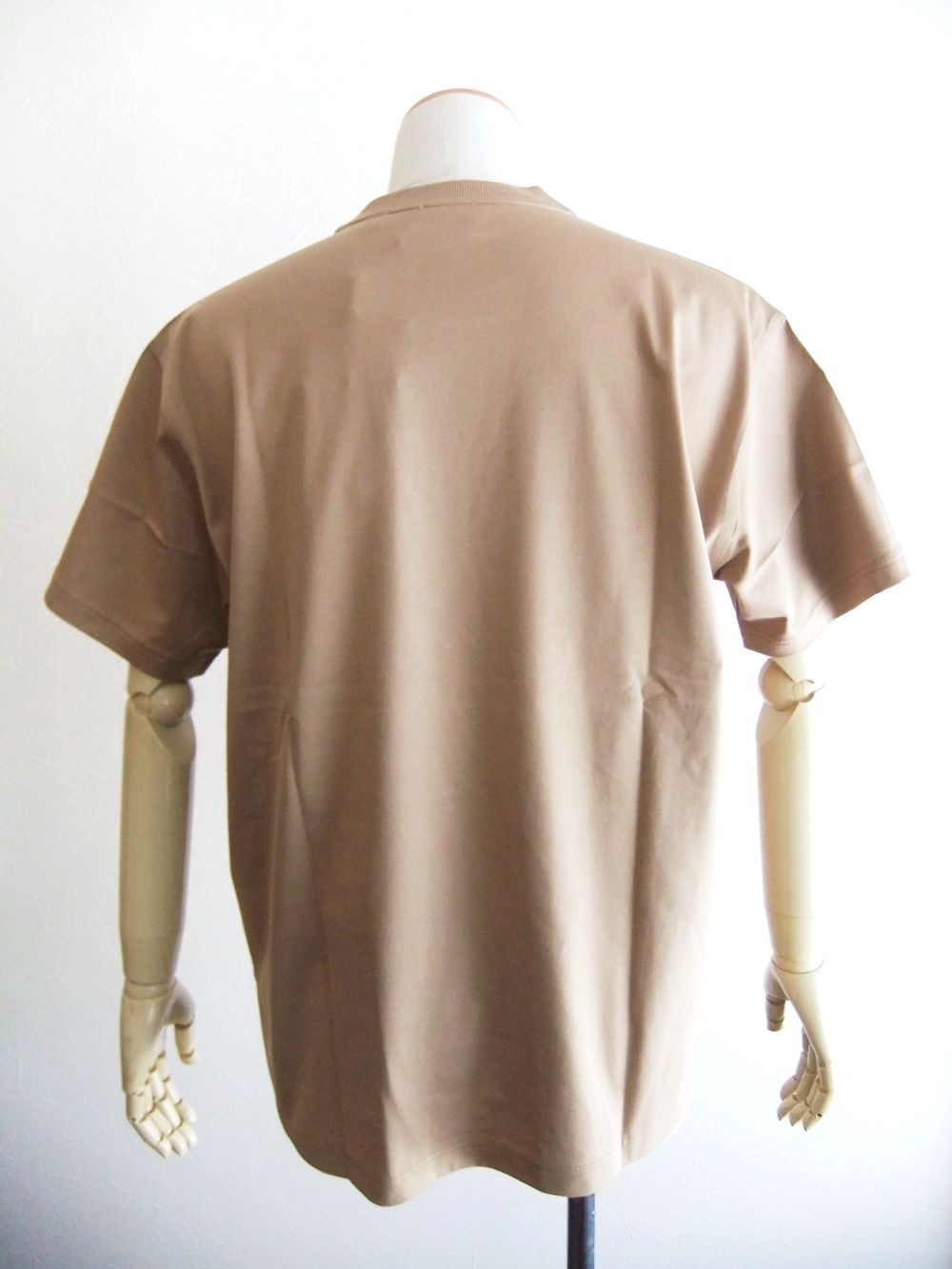 LOGO COTTON OVERSIZED  T-SHIRT （キャメル） ロゴプリント コットン オーバーサイズ Tシャツ
