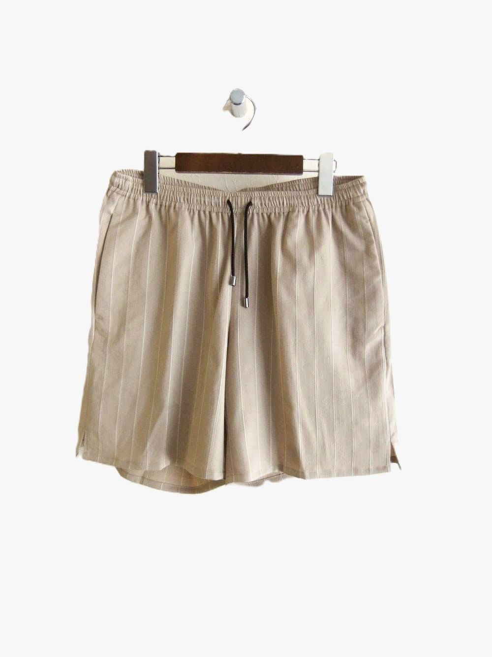 MANFREDO / SH    シルキーピンストライプ ハーフパンツ  A3542
