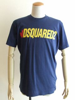 Dsquared2 ロゴプリント T-SHIRT (ネイビー)  S74GD0834