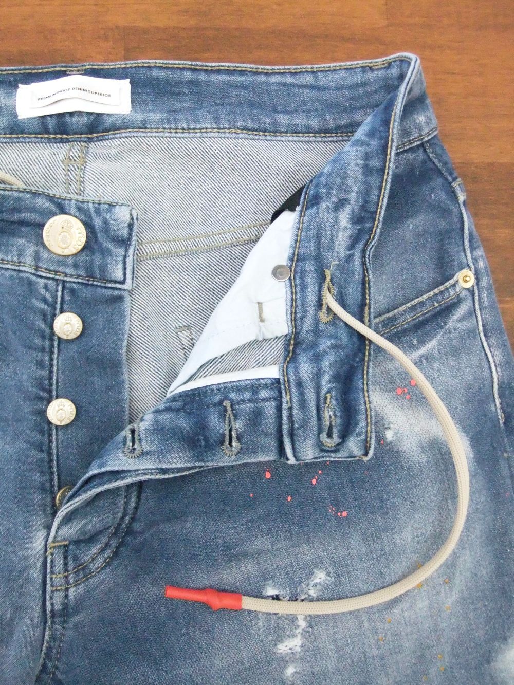 P.M.D.S BARRET LIMITED EDITION デニム P.M.D.S BARRET JERSEY EASY DENIM PANT34