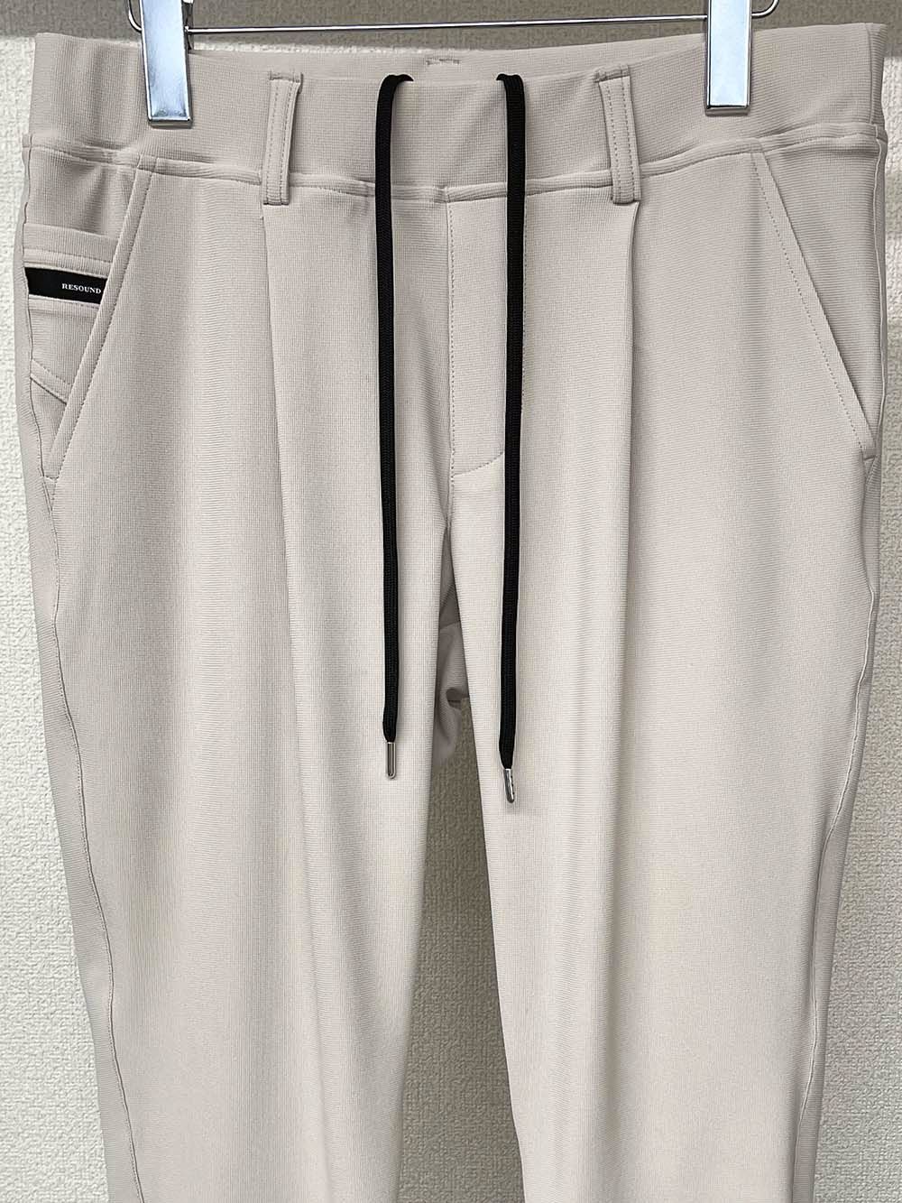 CHRIS EASY TUCK PANTS スラックス イージー タックパンツ (ベージュ)