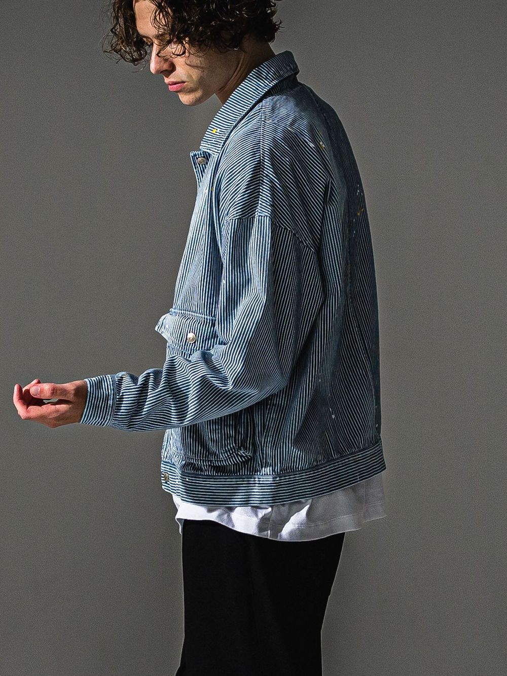 LDENIM AG FLIGHT JK    ヒッコリーデニムジャケット