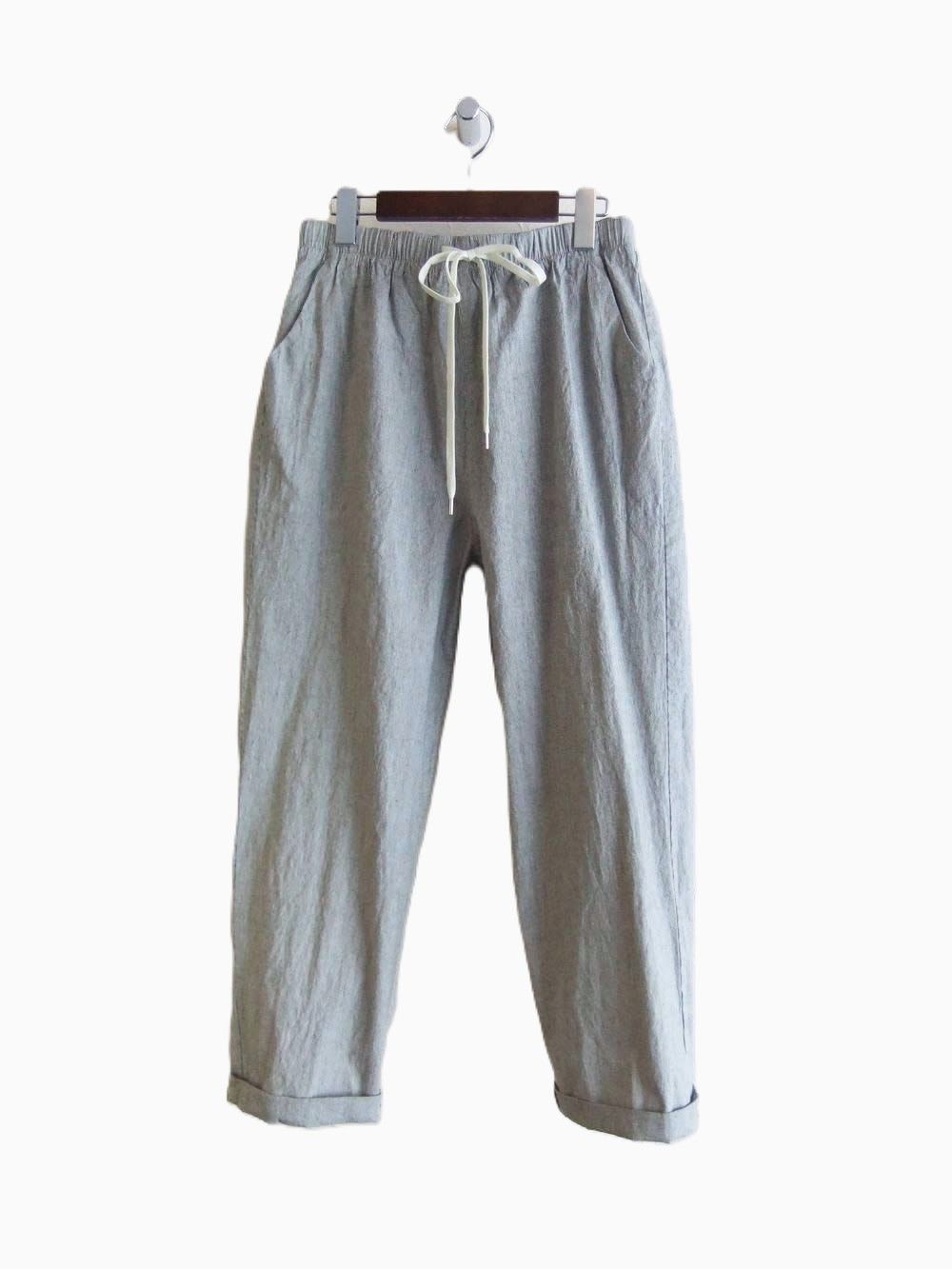 COTTON LINEN EASY PANTS   ロールアップ イージーパンツ  625605