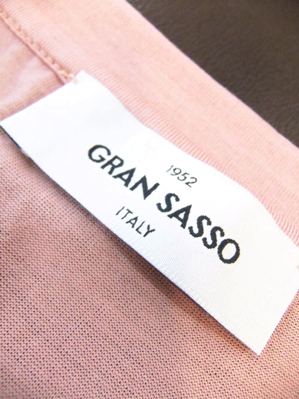 マーセライズ クルーネック Tシャツ (ピンク)