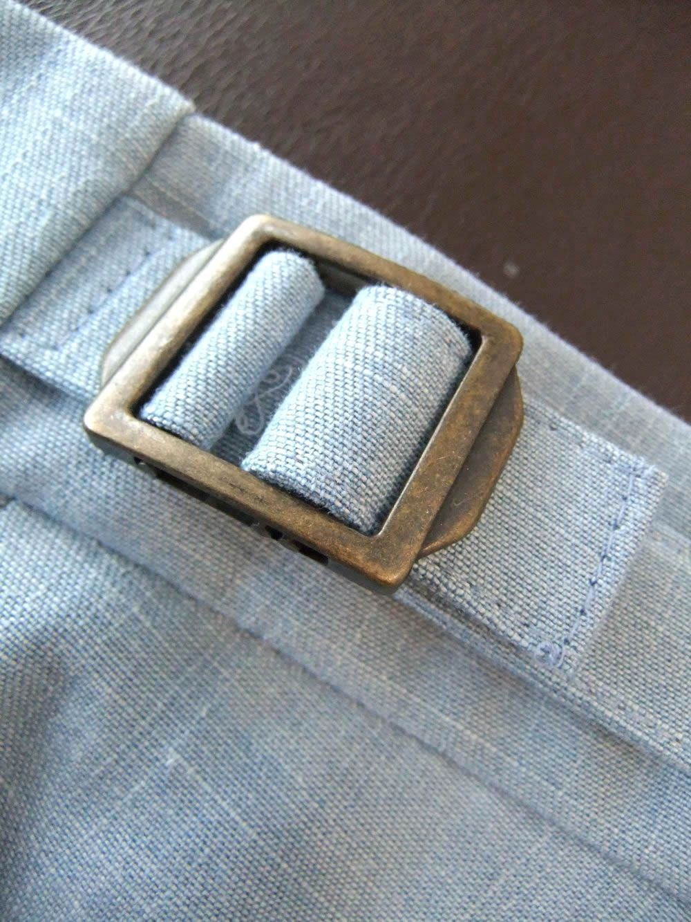 SCOTCH   スコッチ シャンブレー 2プリーツ パンツ