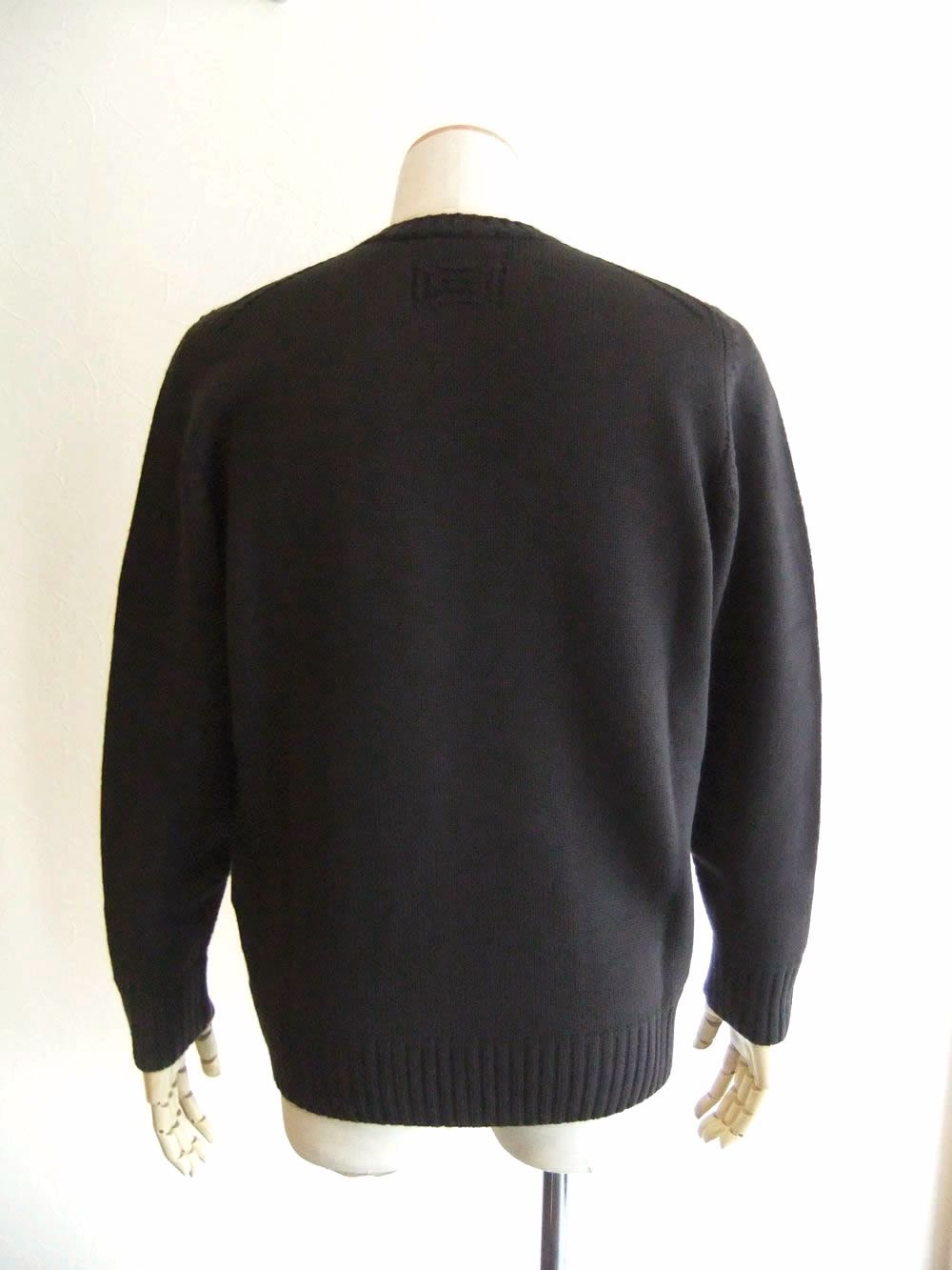 【D5M103L】メリノ ミドルゲージ クルーネック ニット