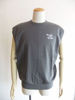 COCOON VEST   (グレー)    ロゴ入り コットン ベスト  RSM-24091