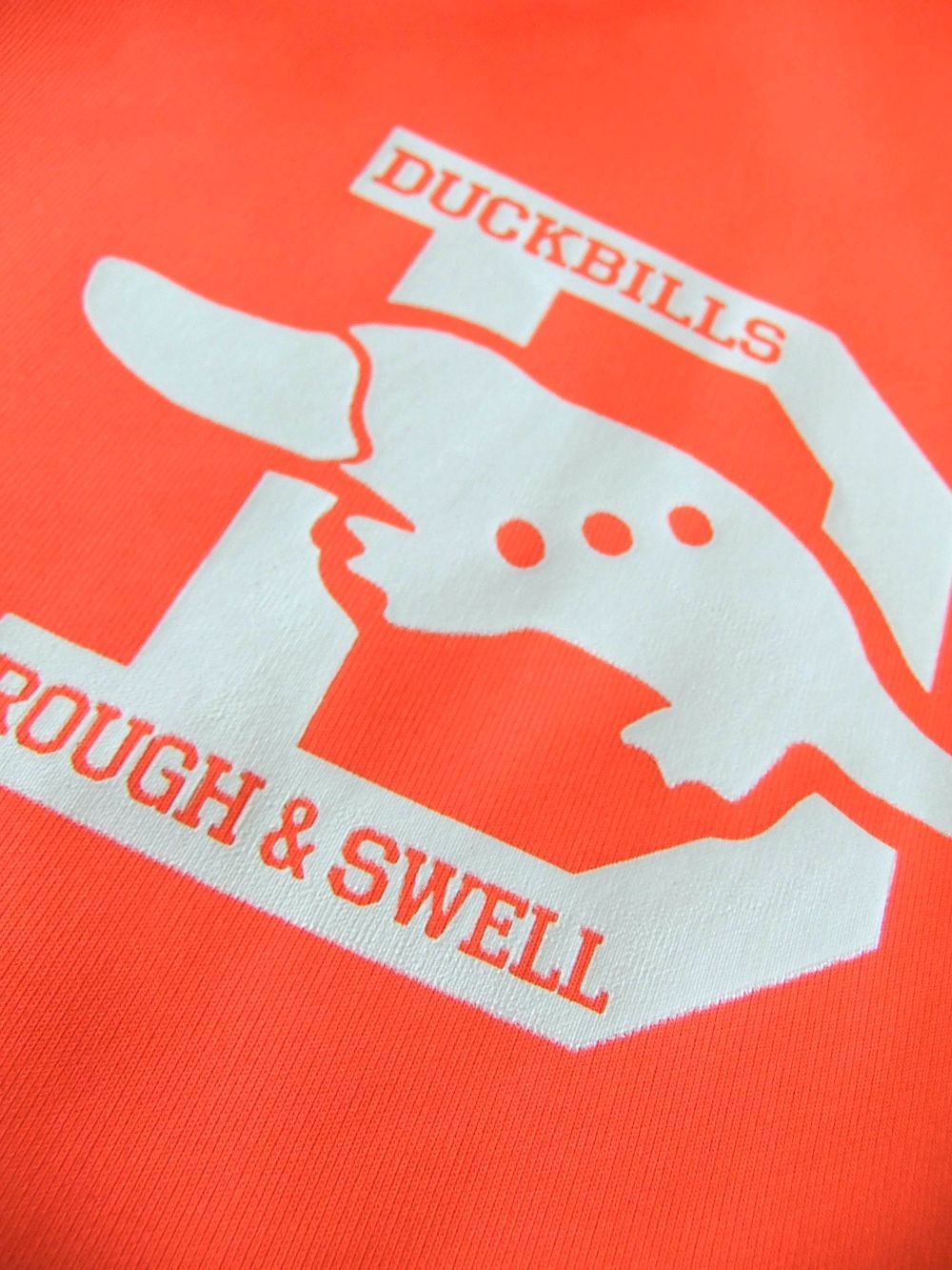 DUCKBILLS MOCK  (オレンジ)  モックネック 半袖ポロシャツ RSM-23030