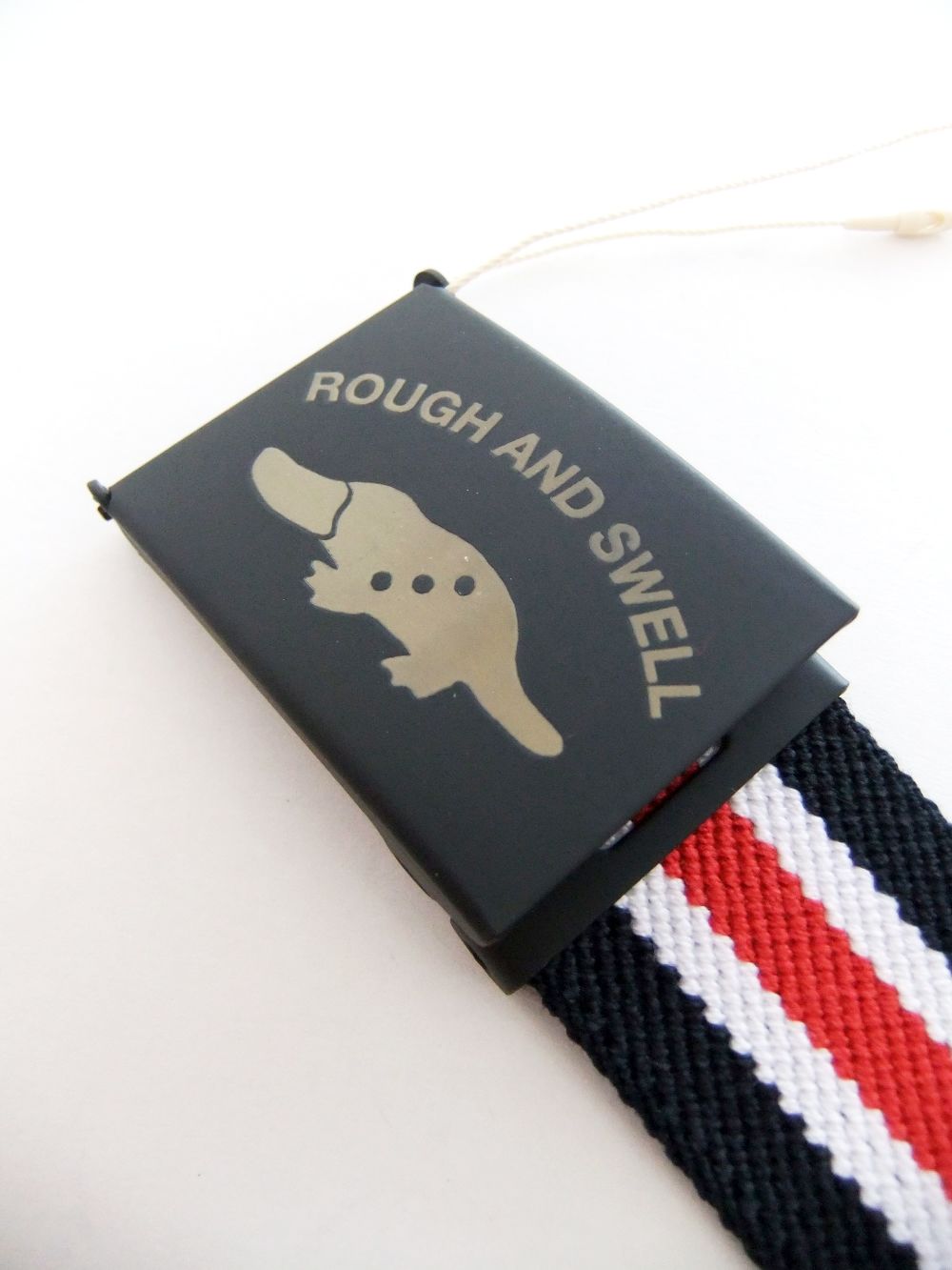 TRICOLOR BELT    R&S ロゴベルト  (ネイビー × レッド)   RSA-22012