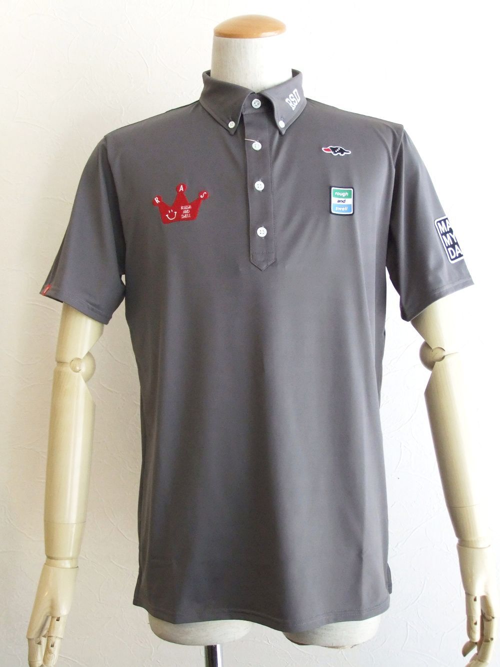 DADS' POLO  (ブラウン)  半袖ポロシャツ