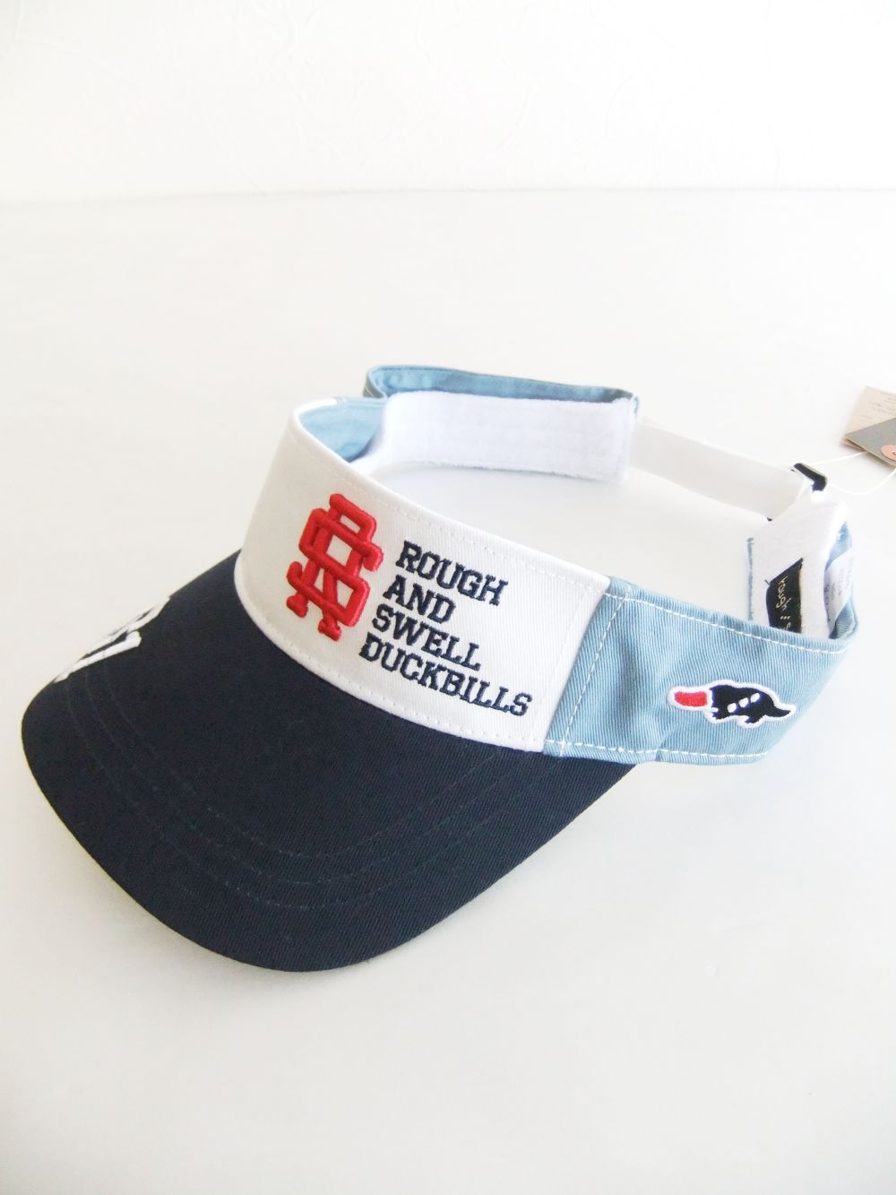 TOUR SUN VISOR MULTI (ネイビー) ロゴ入りサンバイザー  RSA-23005
