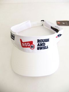 RED IRON SUN VISOR  (ホワイト) ロゴ入りサンバイザー  RSA-24008