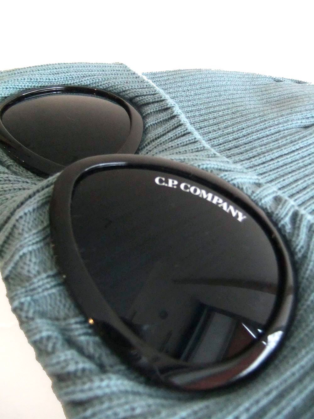 COTTON GOGGLE BEANIE  (ブルー)   ゴーグル ニット帽