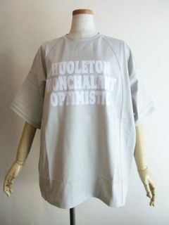 フロッキー プリント ビッグ Tシャツ    221016