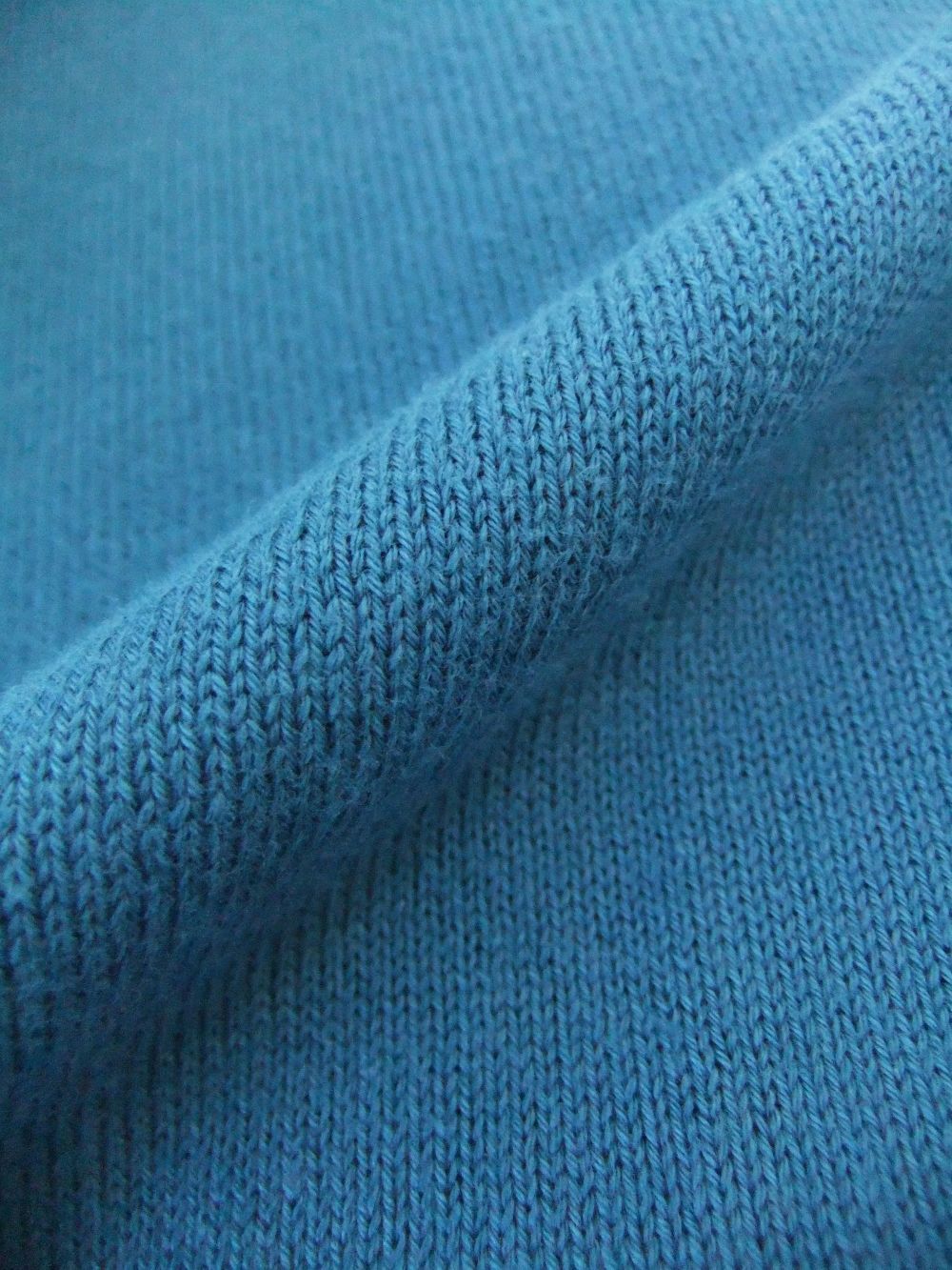 SEA ISLAND ZIPPED KNIT  (ブルー)  ZIP カーディガン