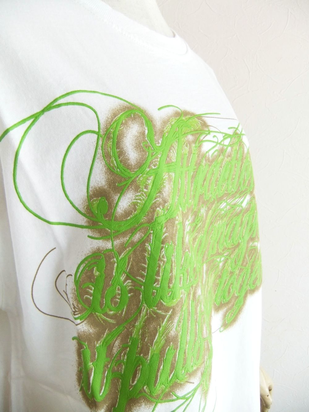 国内発送☆DIESEL☆T-SHIRT/GREEN イニシャルロゴプリント DIESEL ディーゼル ロゴプリント クルーネック 半袖Tシャツ T