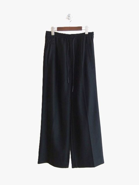 Super120's パーマネントプレス ワイドパンツ