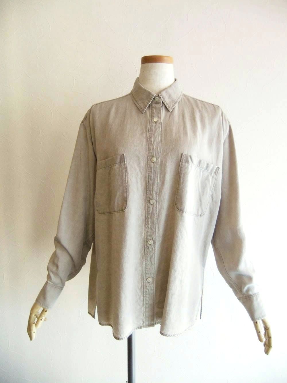 セルロース ツイル 2WAY シャツ   616930