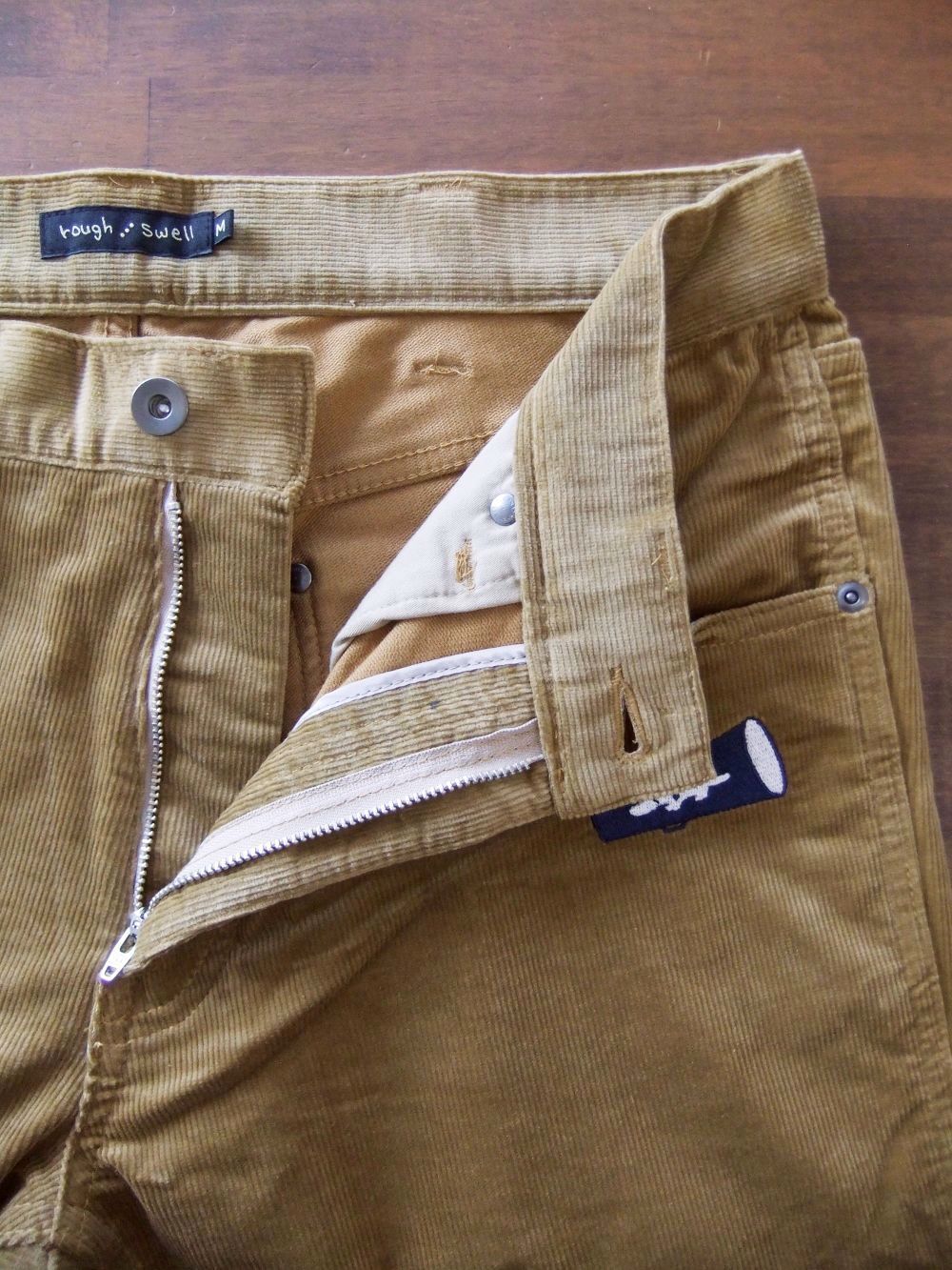COURTNEY PANTS  (ベージュ) コットンストレッチ コーデュロイ 5Pパンツ   RSM-24263