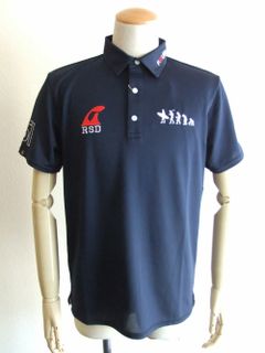 EVOLVE TOUR POLO (ネイビー)   半袖B.D.ポロ  RSM-22004