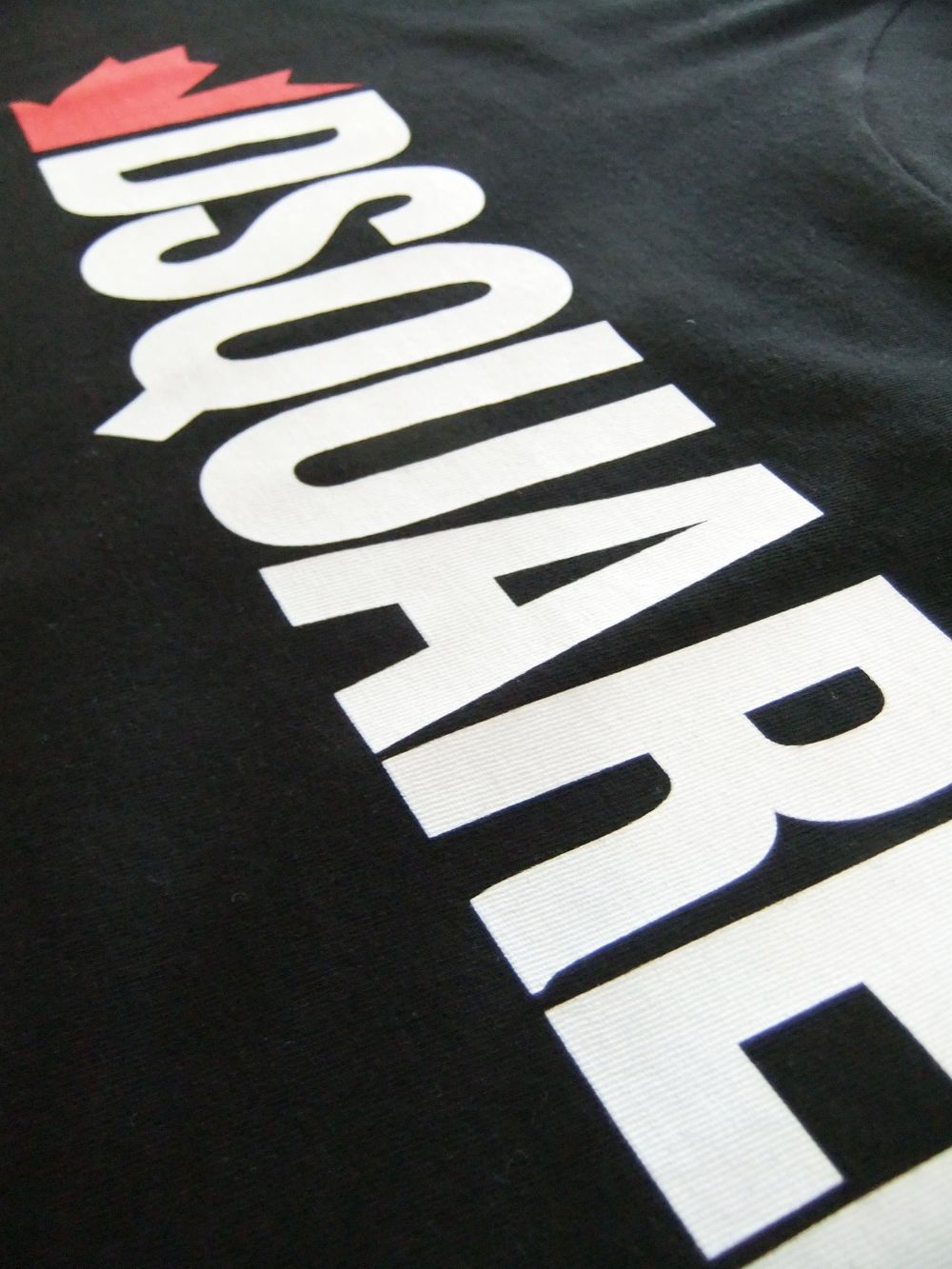 Dsquared2 ロゴプリント T-SHIRT (ブラック)  S74GD0834