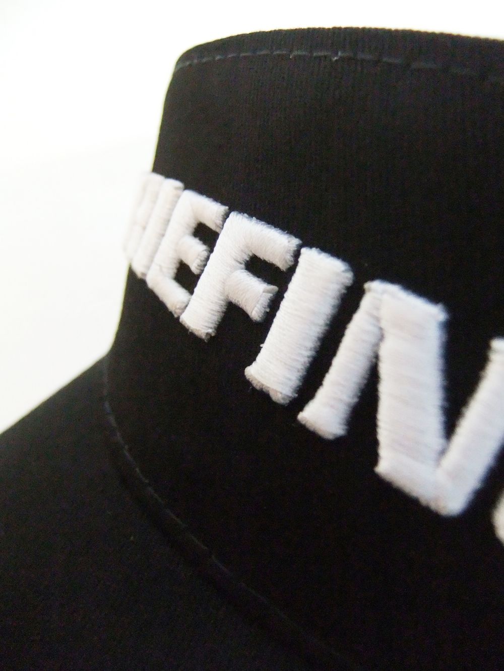 MENS BASIC VISOR （ブラック） ロゴ バイザー