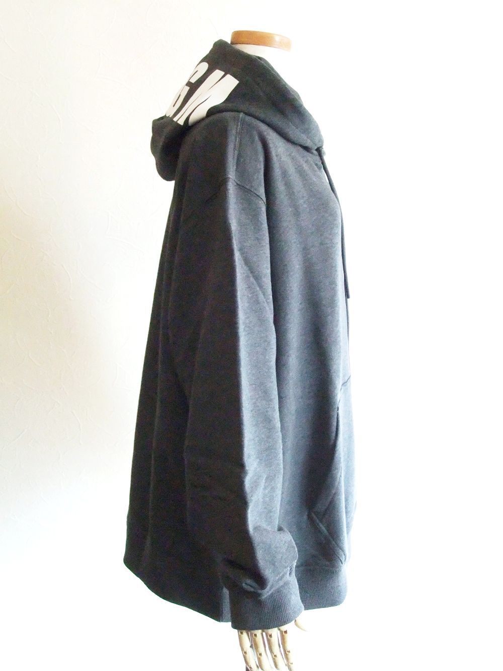 《LADIES》 ロゴ スウェットフーディー   (グレー)  3341MDM535-227797