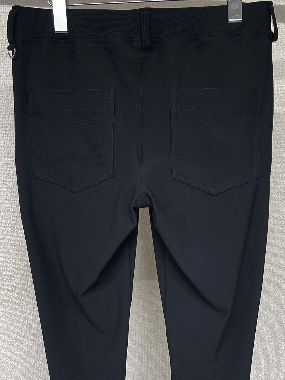 CHRIS EASY TUCK PANTS スラックス イージー タックパンツ (ブラック)