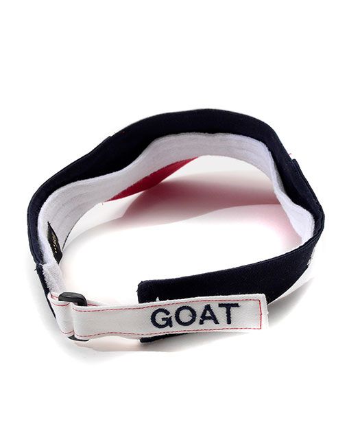 TRICOLOR VISOR (レッド) ロゴ入りサンバイザー  RSA-21002