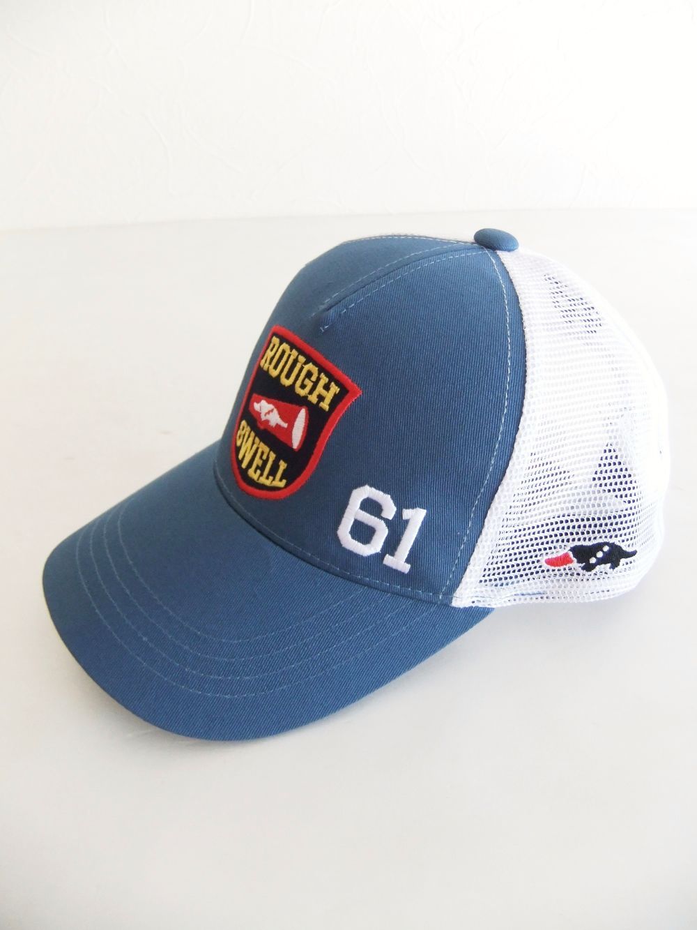 PREPPY MESH CAP  (ブルー)   ロゴ入りキャップ    RSA-25006