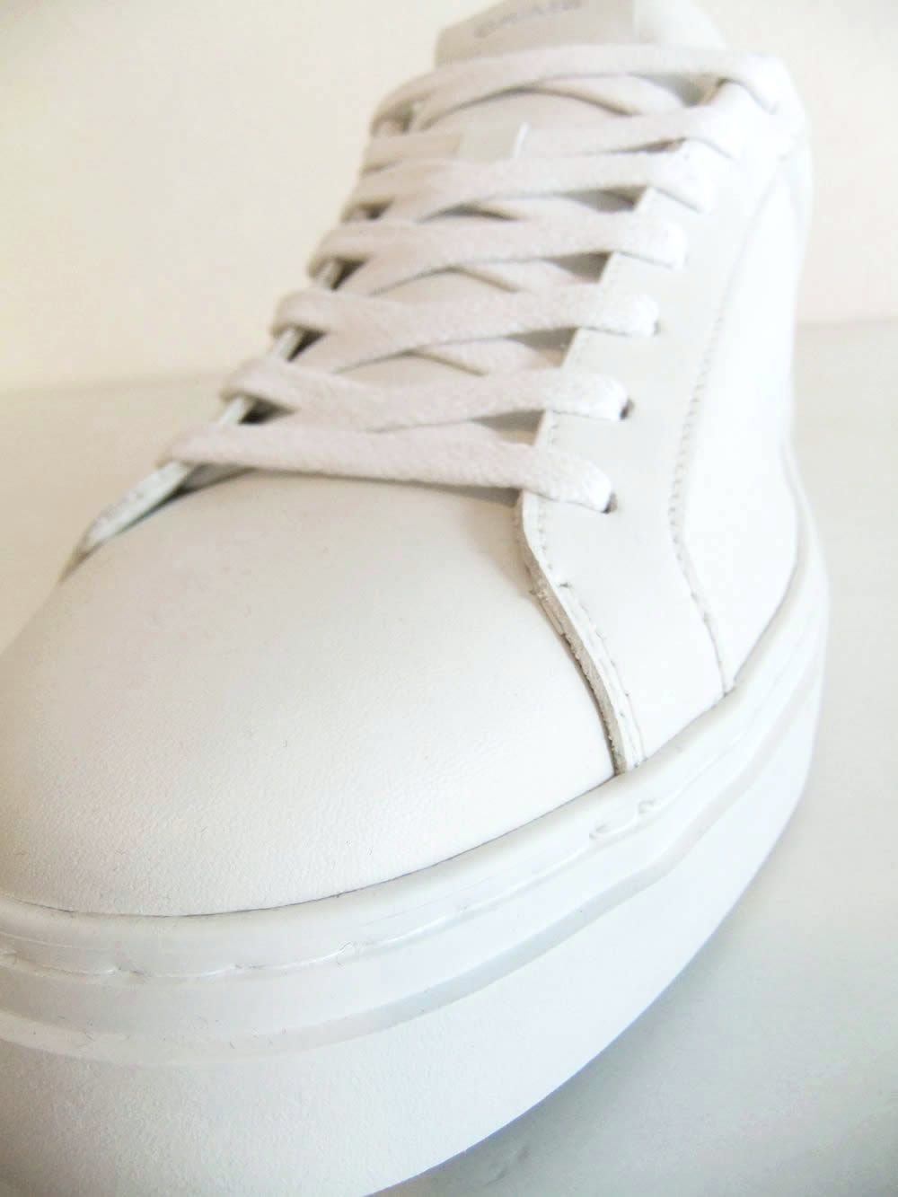 【MENS】  EXTRA LIGHT  RAW CUT (ホワイト)   レザースニーカー