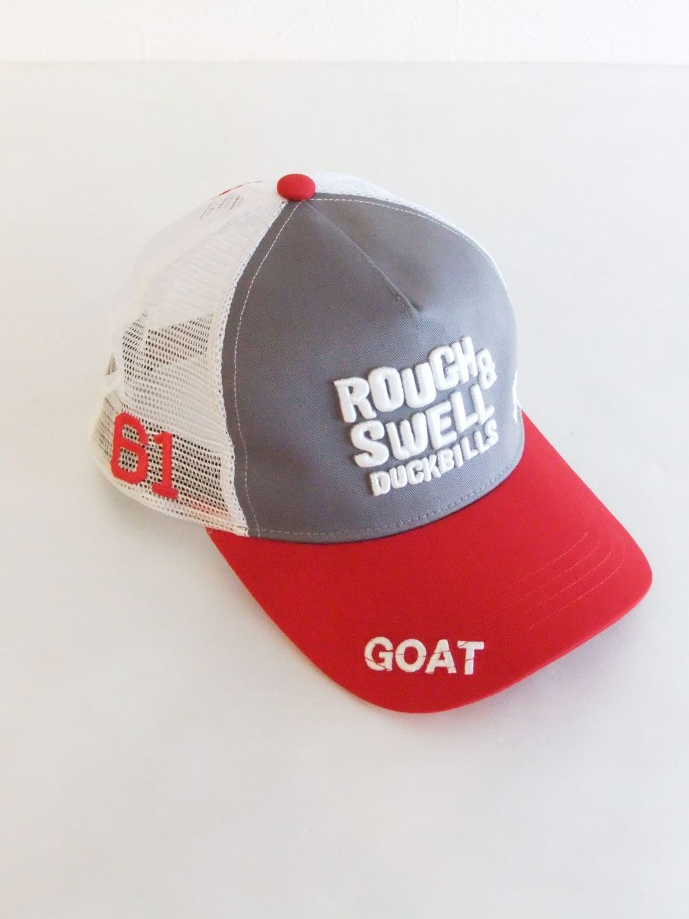 TRUCKER CAP 2 ( グレー ) ロゴ入りキャップ RSA-21001