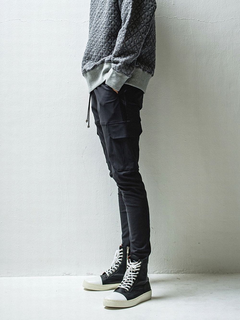 Darrell cargo PANTS  ダレル カーゴパンツ RC27-ST-010  (ブラック×ブラック)