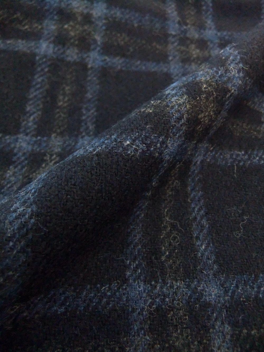 NEW CHECKED BOLT   (ネイビー)  クラシカルチェック リブツイードパンツ   RSM-23275