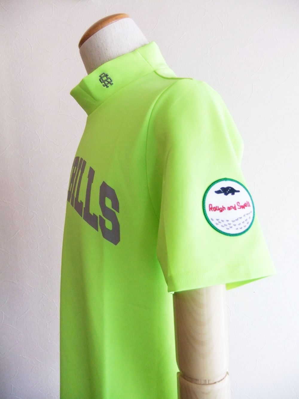 DUCKBILLS MOCK  (イエロー)  モックネック 半袖ポロシャツ RSM-23030